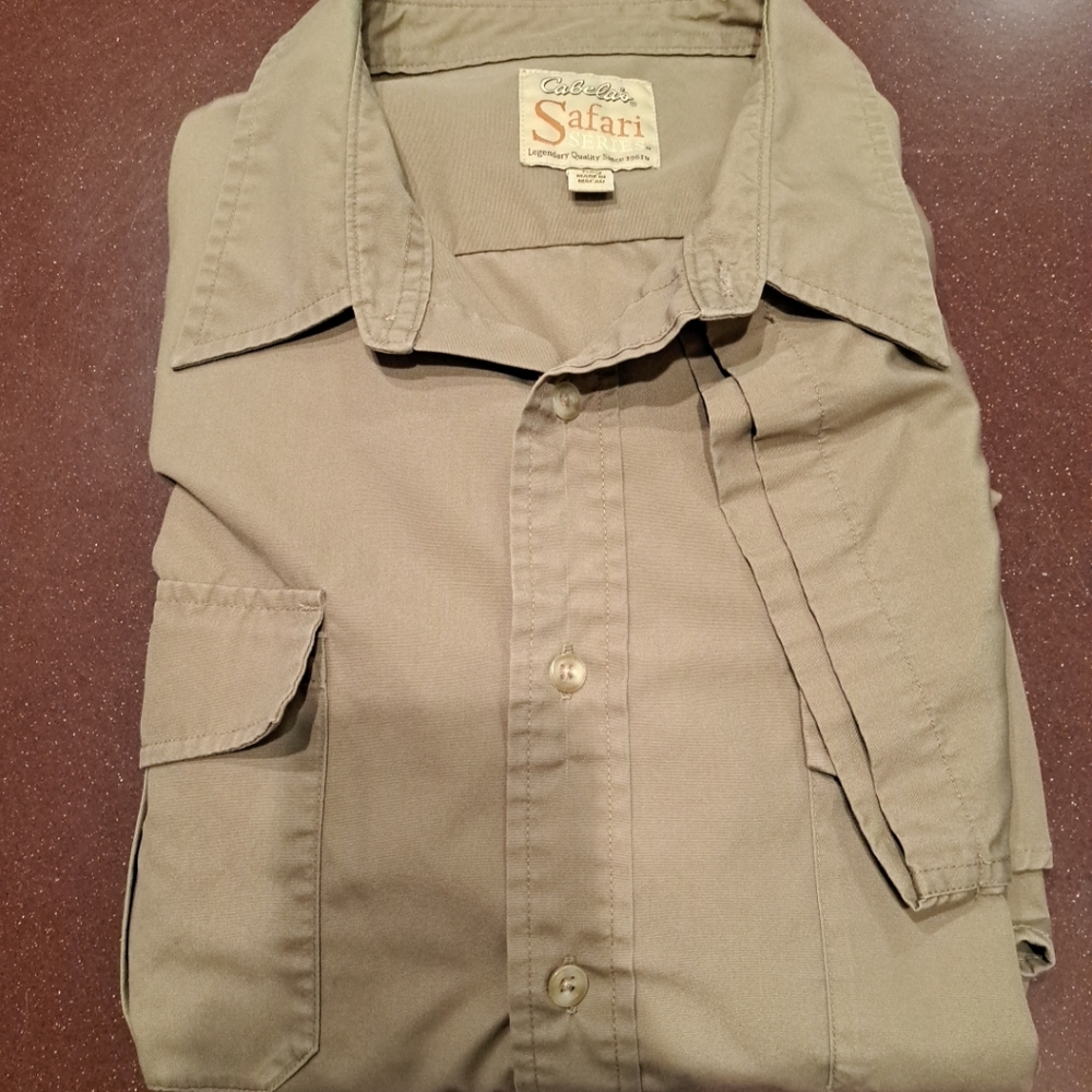 Cabela's Shirt Men's XL Safari Series short sleeve